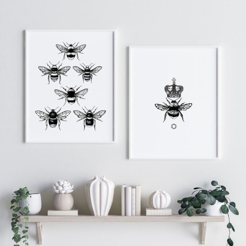 The Queen Bee Fine Art Print A4 image
