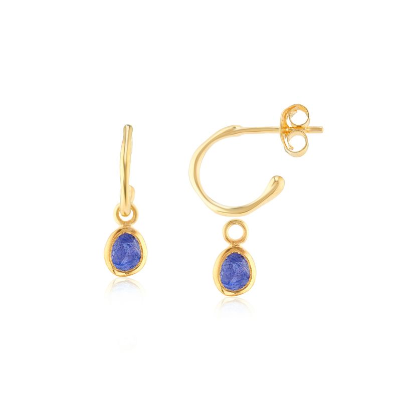 Hampton Sapphire & Gold Vermeil Earrings image