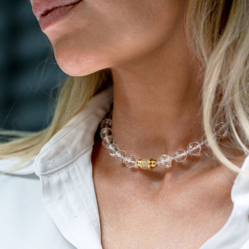 Leni Mini Necklace In Crystal image