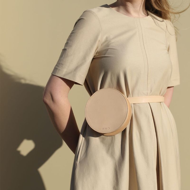 Circle Belt Bag – Natural image