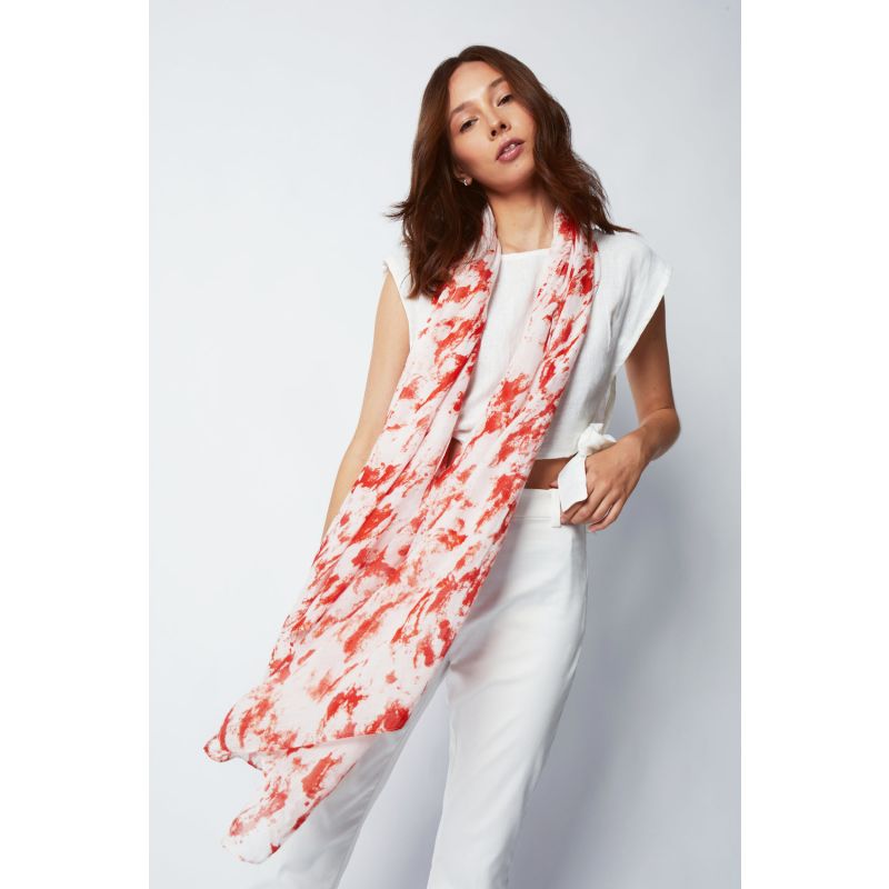 Matera Bamboo Dual Sarong & Scarf - Coral Pink image