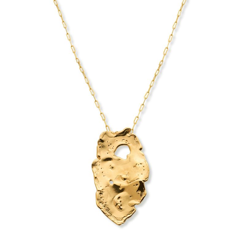 Talisman Full Moon Necklace Gold image