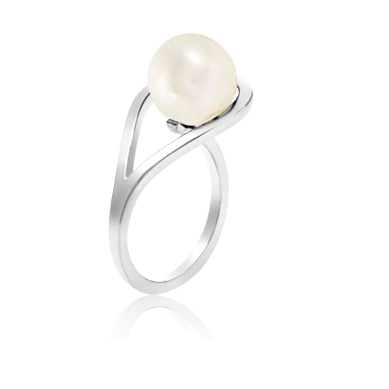 Silver Freshwater Pearl Aurea Ring image