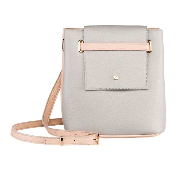 Mini Bucket Crossbody Bag Pink Blush Nude image