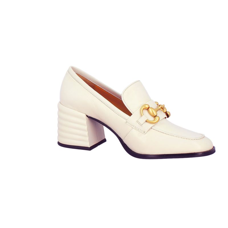 Valentina Handcrafted Loafer - White image