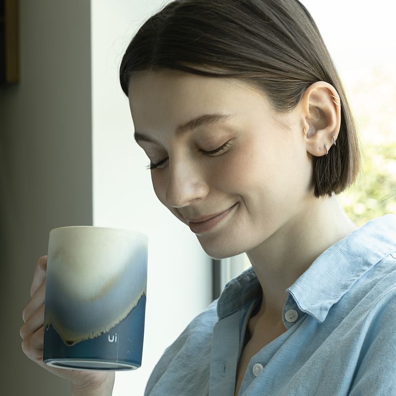 UI Mug Artist Collection Self Heating Mug, Arctic Radiance