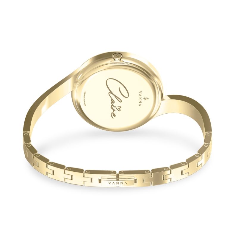 Claire Pearl Watch Gold VANNA Wolf Badger