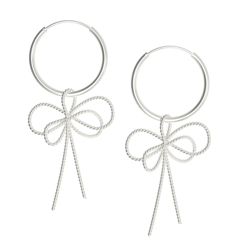 Aera Silver Hoops image