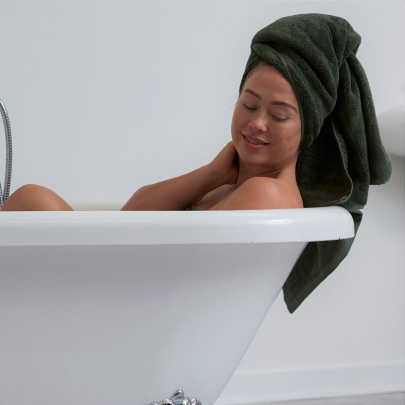 Ultra Soft Bamboo Bath Towel Set - Khaki image