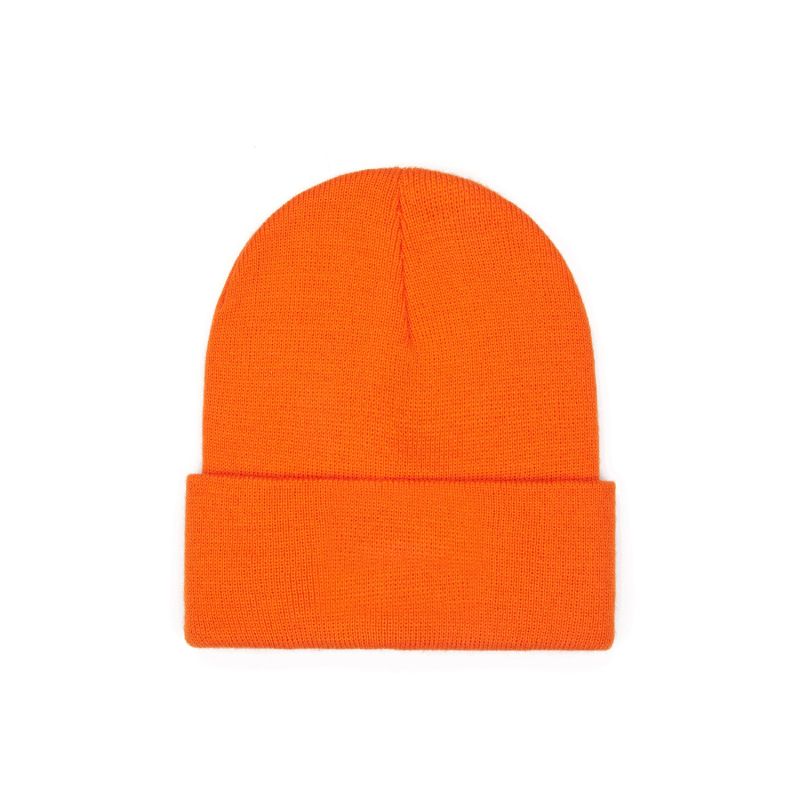 Unisex Boo Beanie Hat - Yellow & Orange image