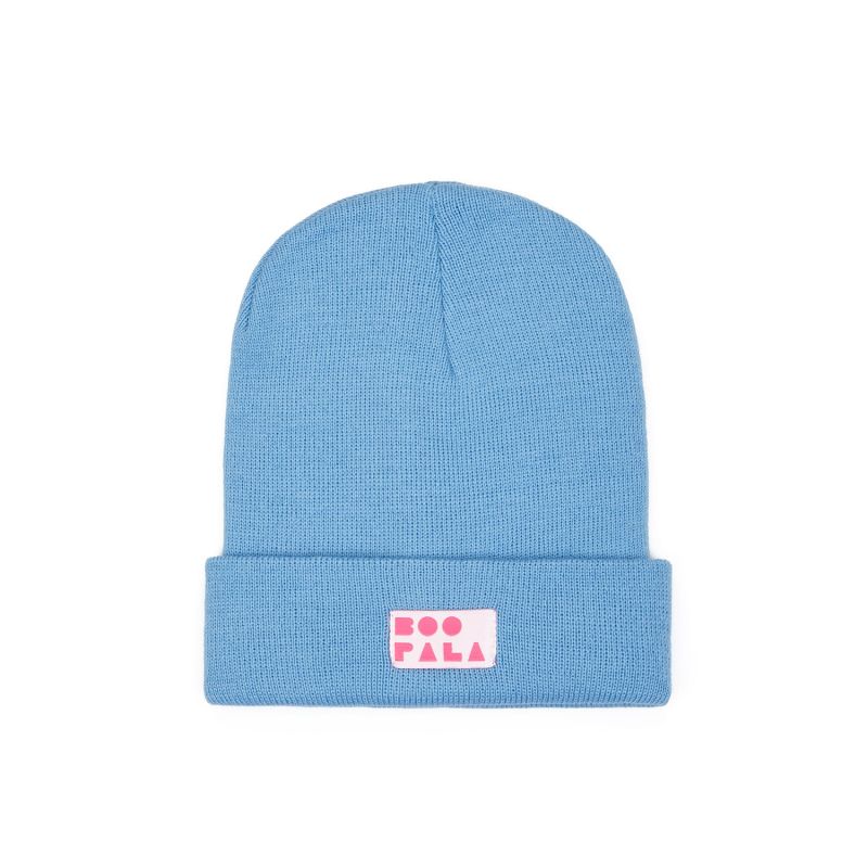 Unisex Boo Beanie Hat - Blue image