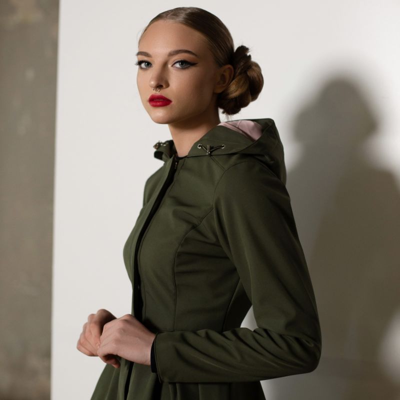 Louisiana Professional Wear Coat: Size 3XL, Olive Dab Green, Neoprene & Nylon | Part #300AHCGR3X