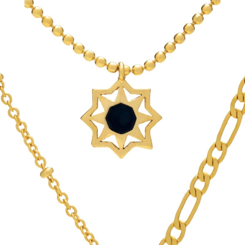 Triple Gold-Plated Rhapsody Necklace image