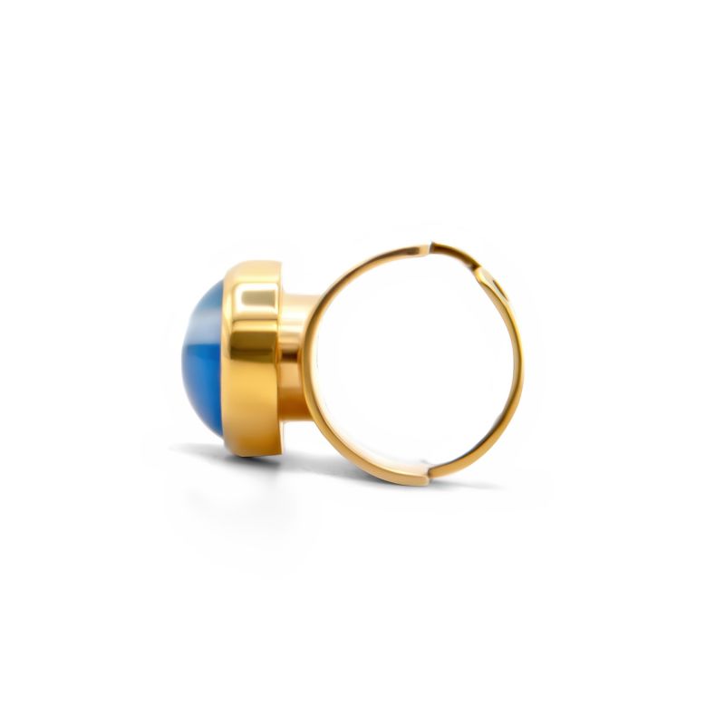 Upper Finger Ring - Gold & Blue image