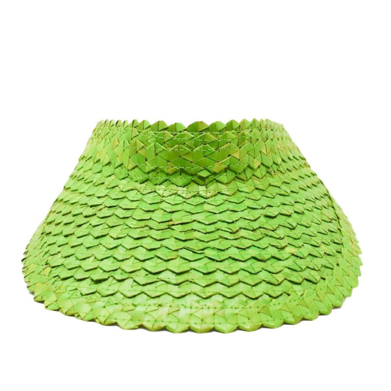 Straw Sun Visor - Green image