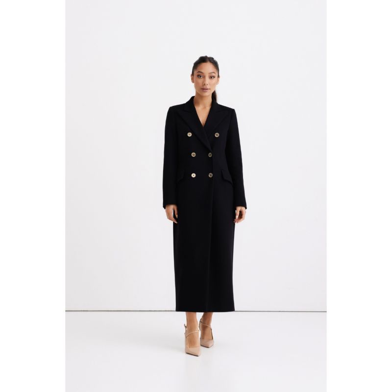 Meghan 100 % Cashmere Double Breasted Maxi Coat image