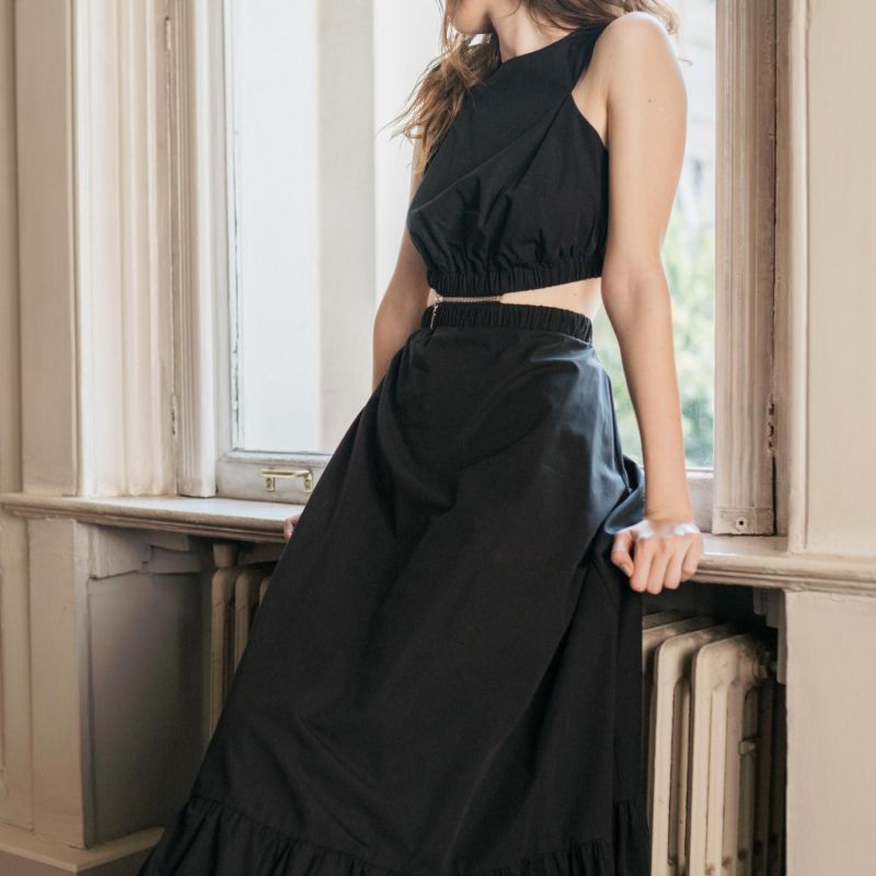 Xperimential 2 In1 Maxi Dress Black image