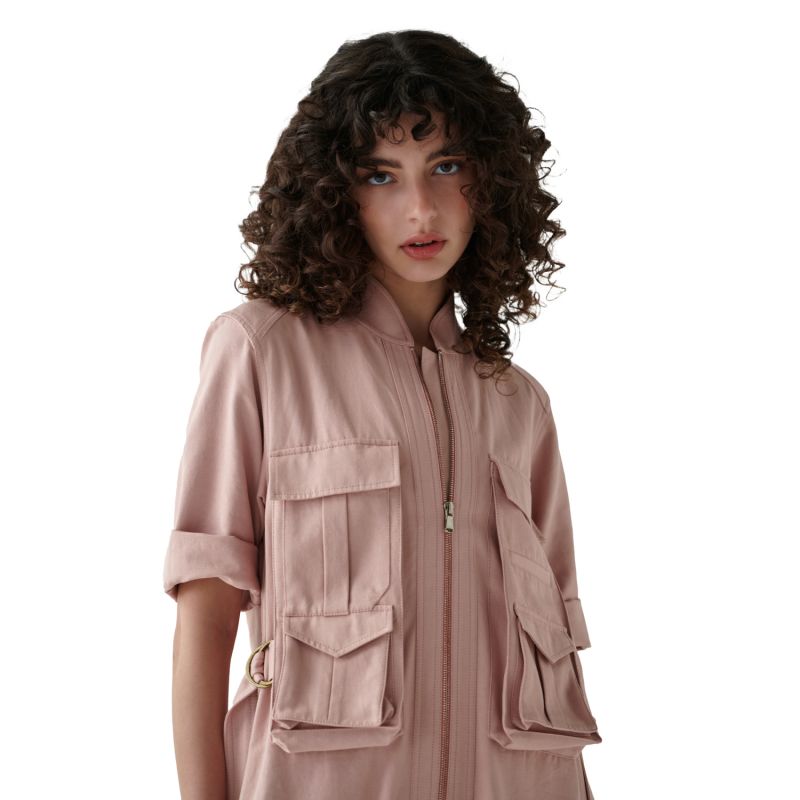 Utility Jumpsuit - Pink image