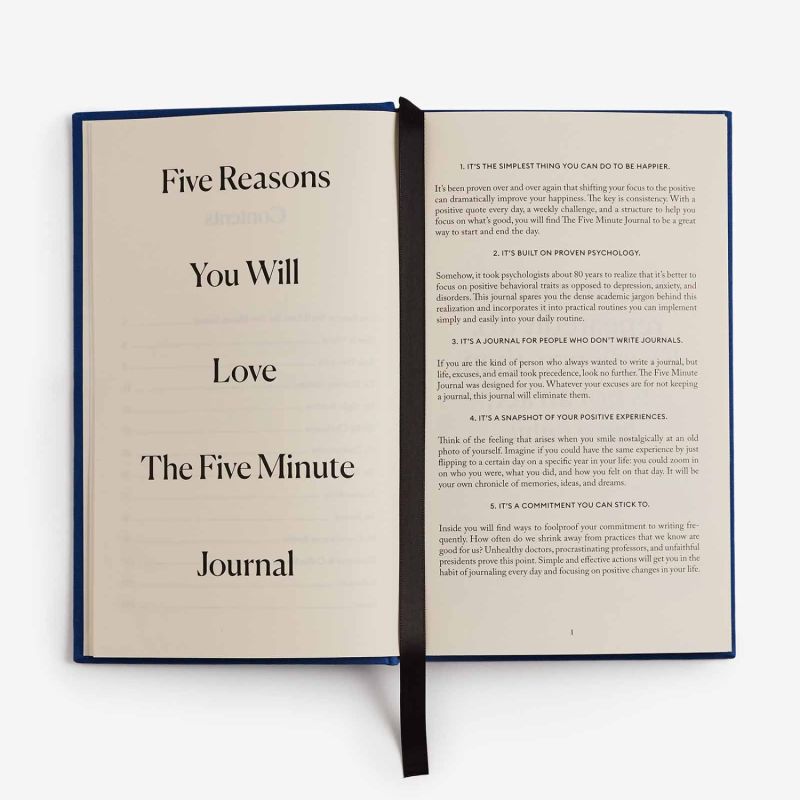 The Five Minute Journal - Blue image