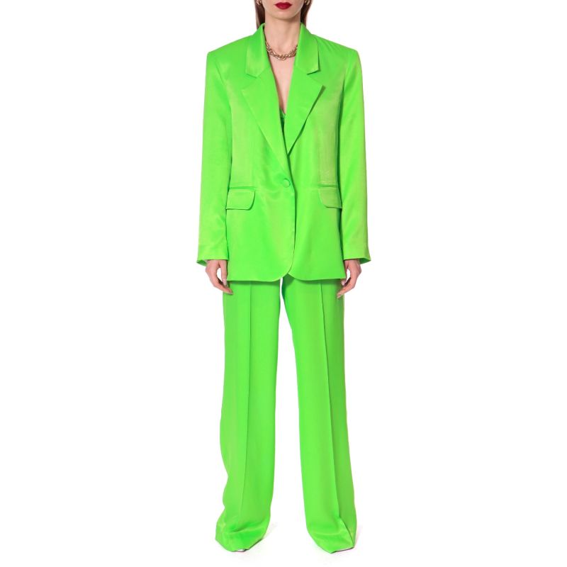 Jessie Satin Green Flash Pants image