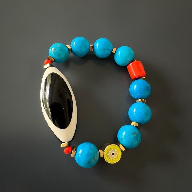 Happiness Turquoise Eye Bracelet image