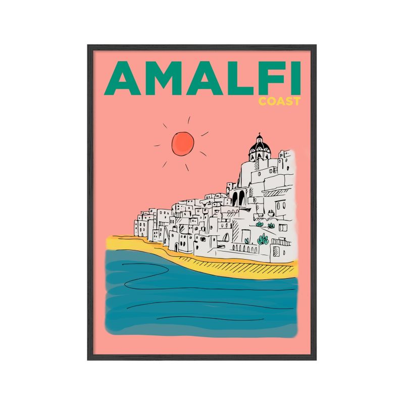 Amalfi Coast Summer Escapes Art Print image