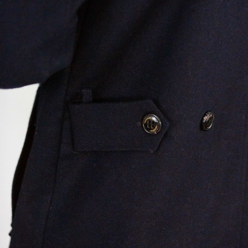 Bonded Wool Mac Navy image