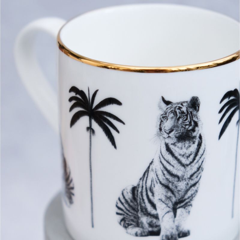 Tiger Fine Bone China Mug image