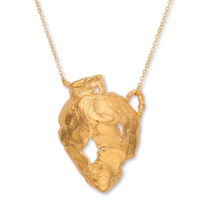 Vacation Amphora Necklace Gold image