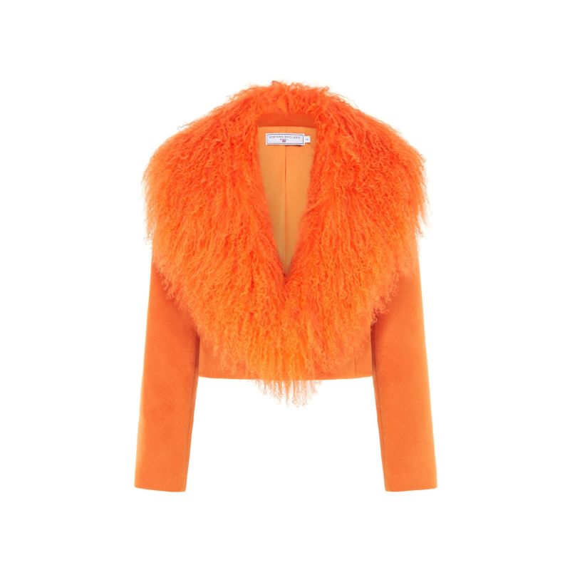 Valencia Cropped Jacket Orange image