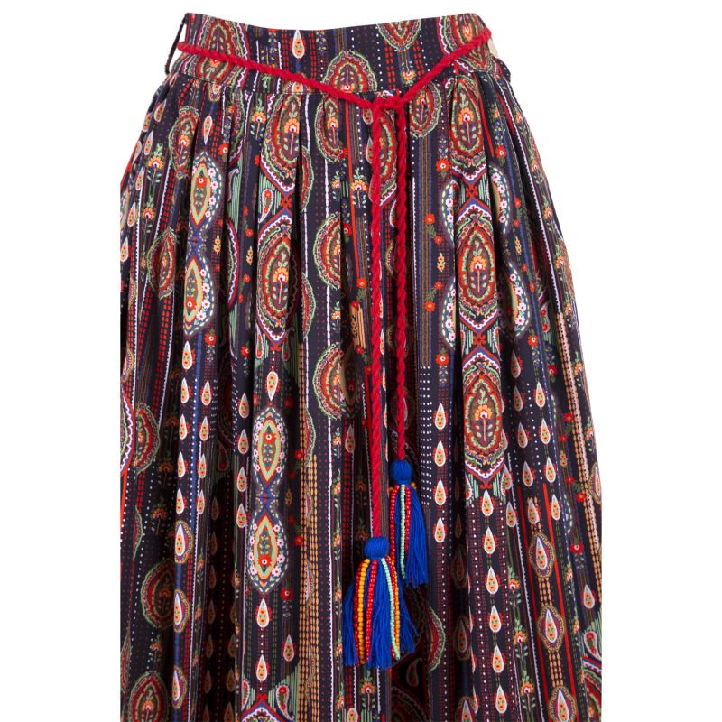 Vanessa - Ethnic Patterned Maxi Skirt image