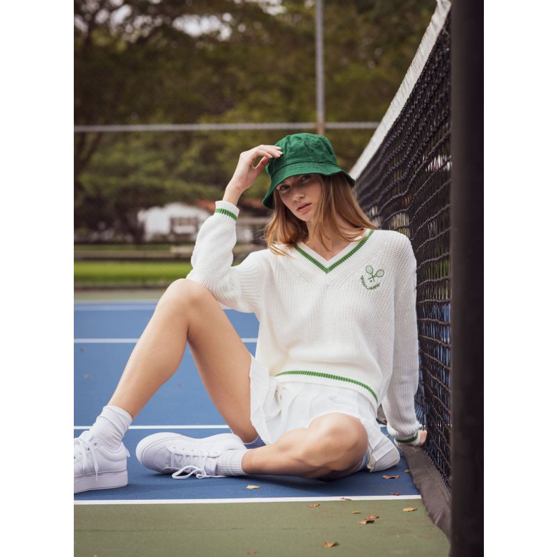 Varsity Tennis Club V-Neck Sweater image