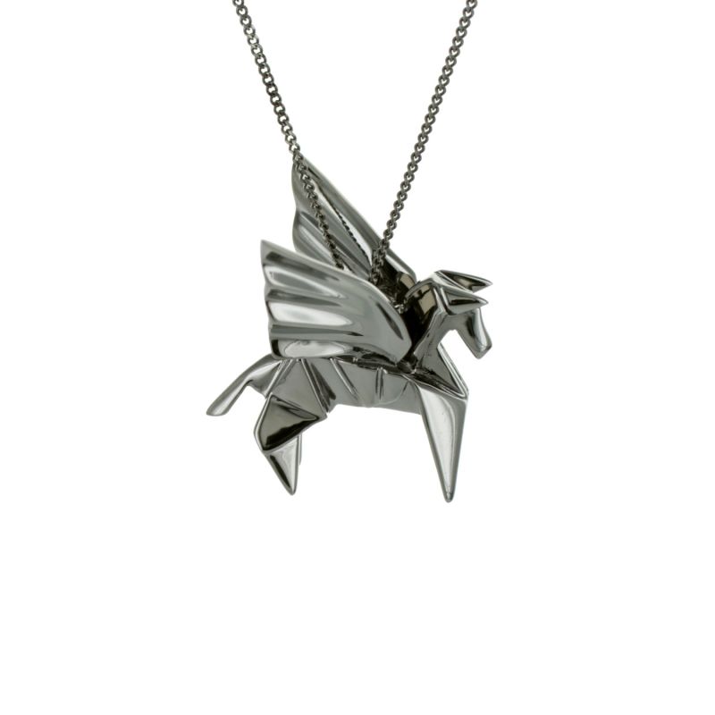 Pegazus Necklace Gun Metal image