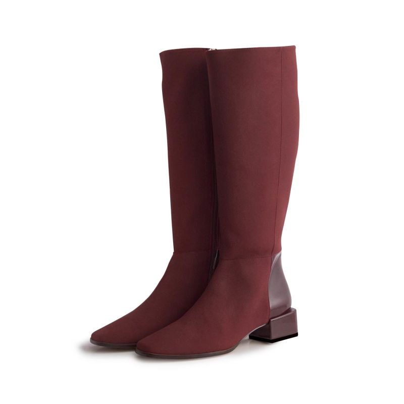 Vegan Boot Village Burgundy image