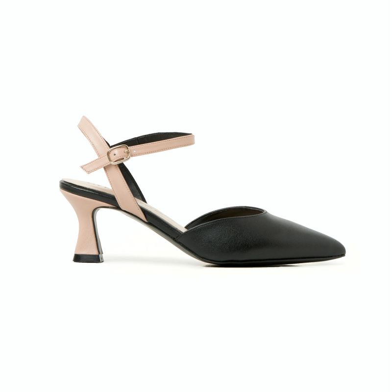 Vegan Bicolor Slingback Pumps Grand Boulevard image