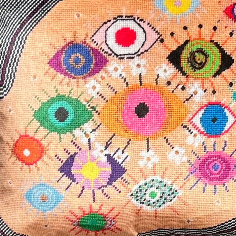 Velvet "Idoleyes" Custom Made Feather Down Pillow Mommani Threads