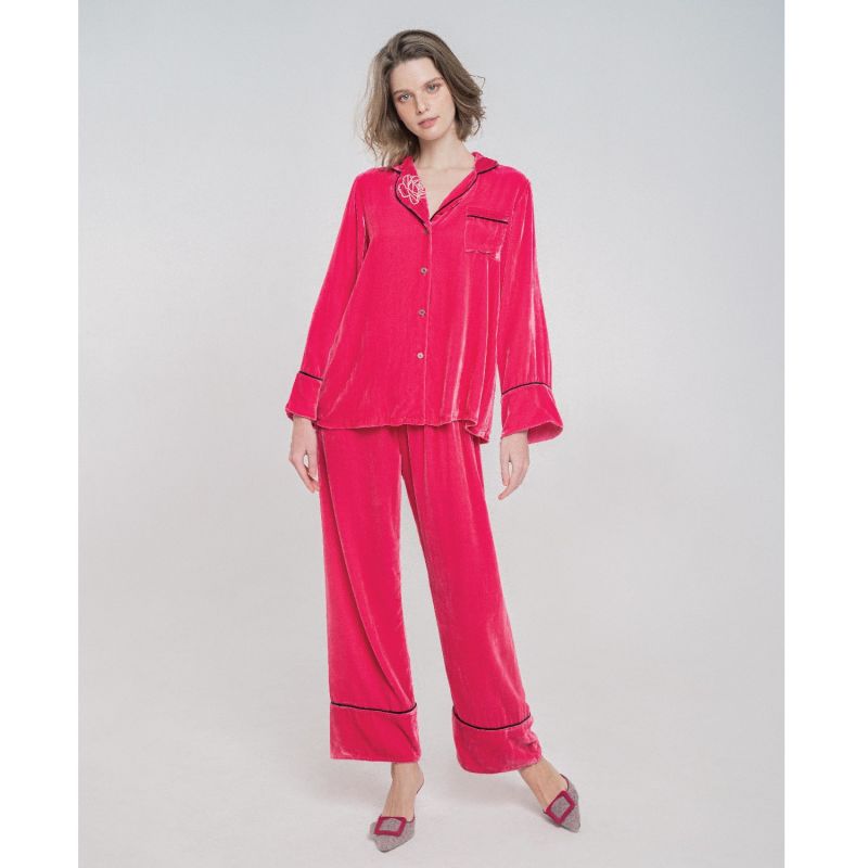 Velvet Pyjamas  - French Rose image