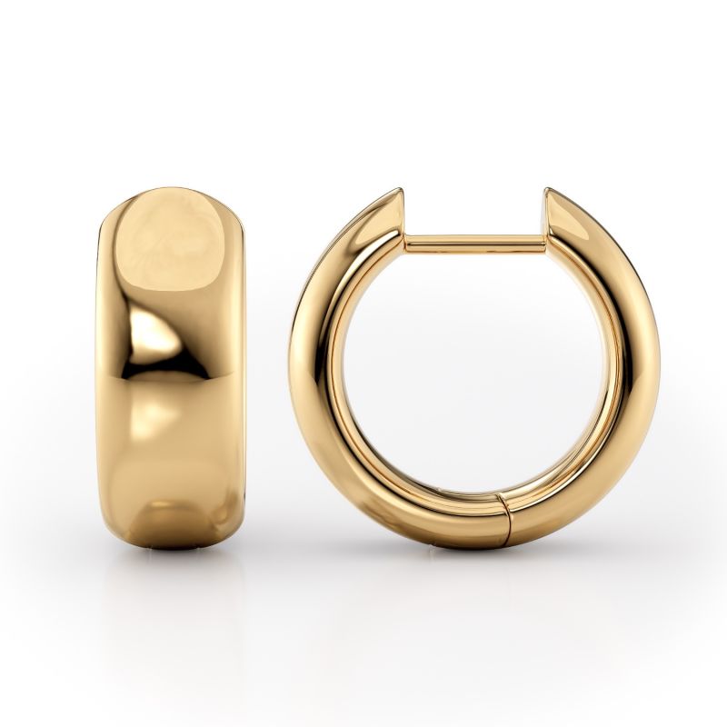 Venezia Chunky Gold Hoop Earrings image