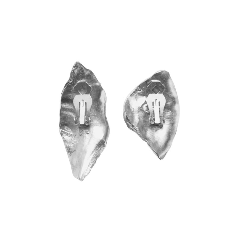 Shell Earrings - Silver image