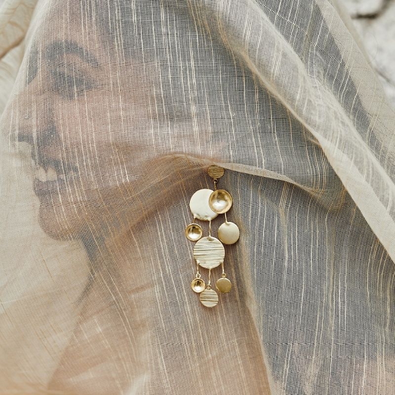 Gold Aeya Chandelier Earrings image