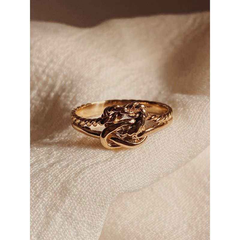 Vintage Infinite Rope Knot Ring image