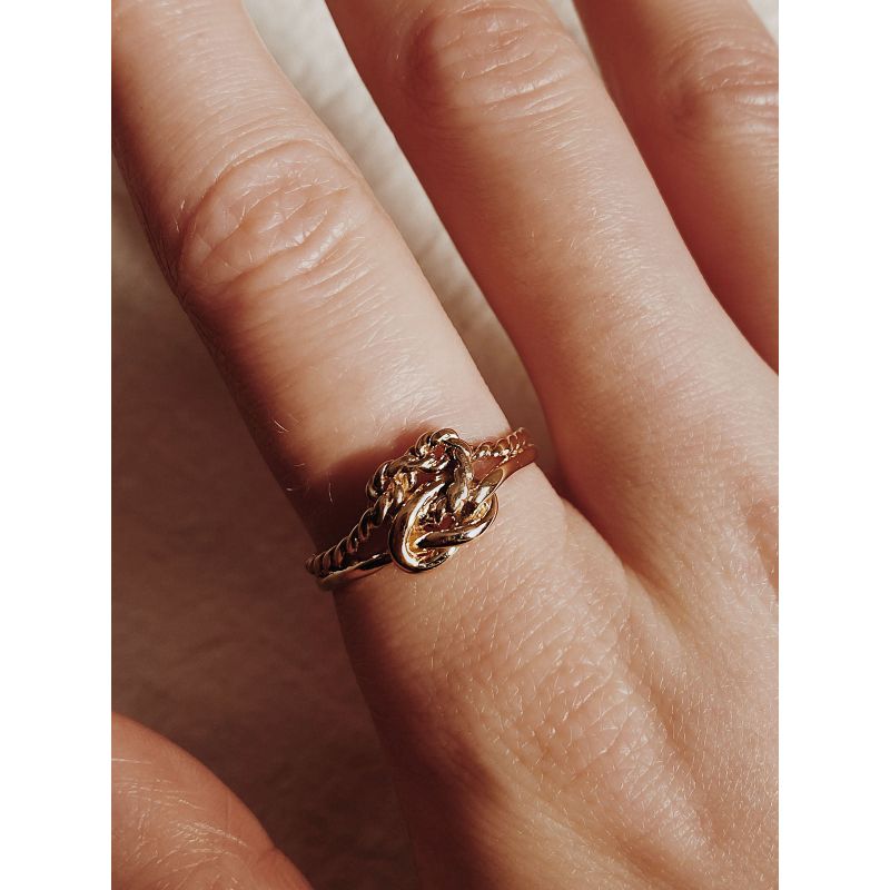 Vintage Infinite Rope Knot Ring image