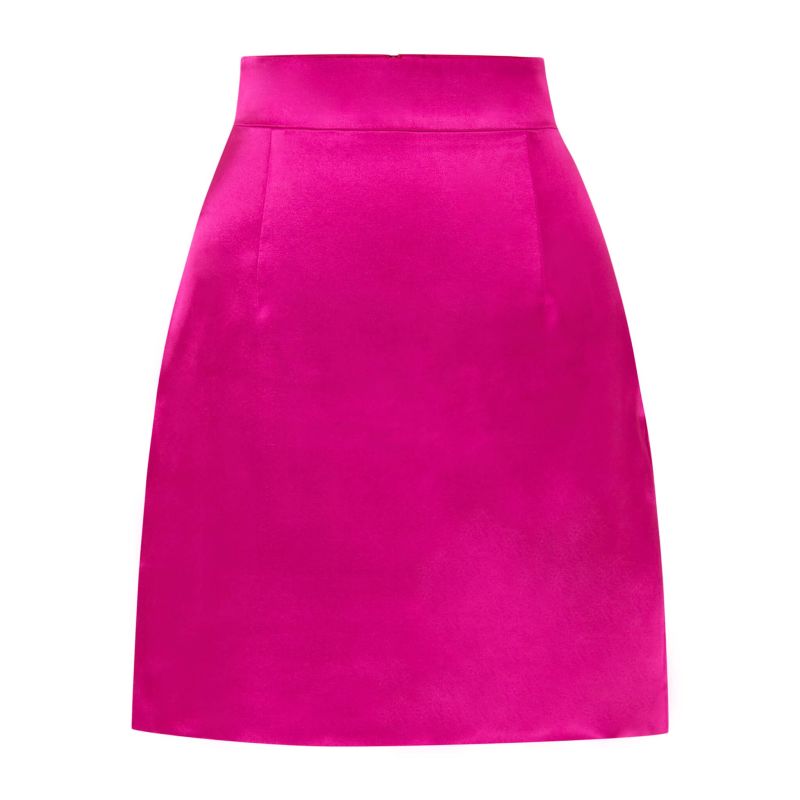 Vision Of Love A-Line Mini Skirt Pink image