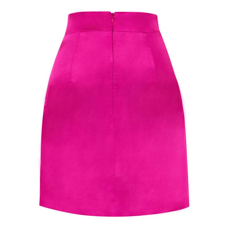Vision Of Love A-Line Mini Skirt Pink image