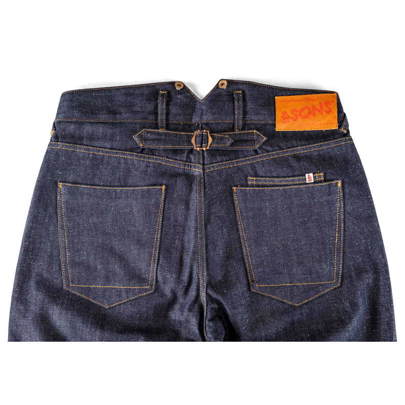 The New Frontier 14Oz Selvedge Anti-Bac Raw Denim Jeans image