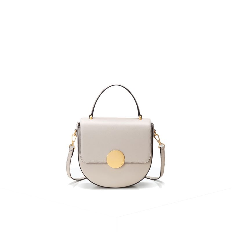 Lottie Saddle Tote Cream image