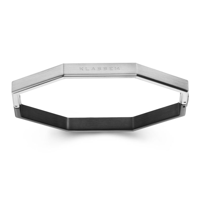 Okto Bangle Man Black & Silver - M image