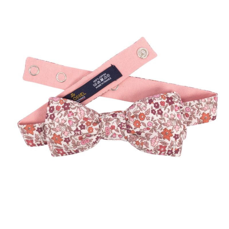 Burgundy Pink Liberty Ava Bow Tie image