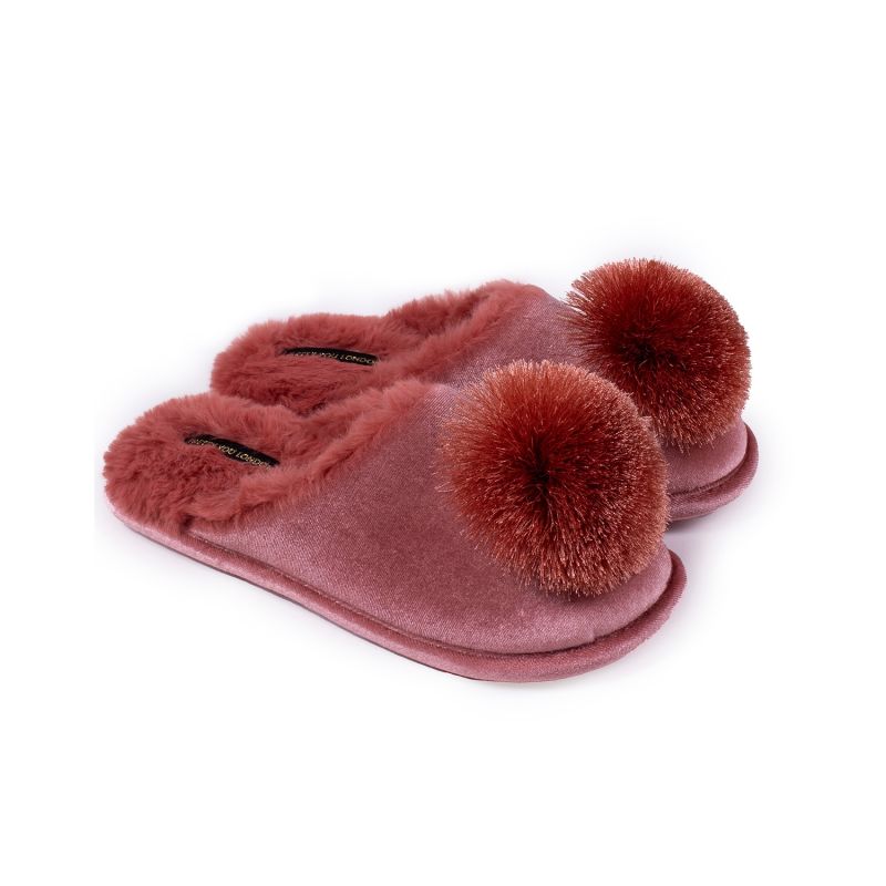 Coco Mule Slipper In Terracotta image