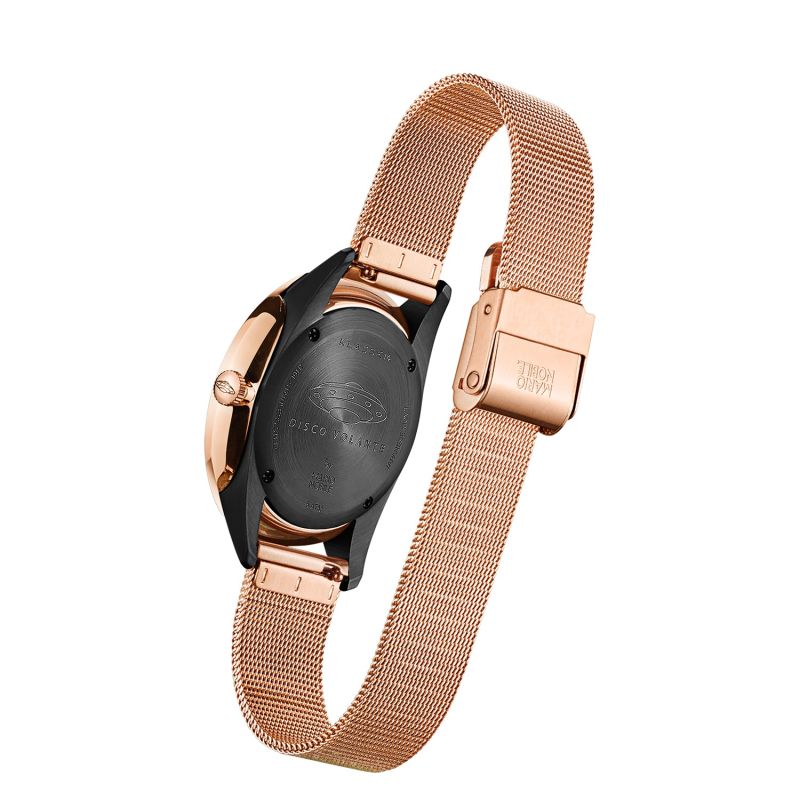 Disco Volante Rose Gold Black Mesh 36Mm image